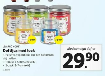 Lidl Doftljus med lock erbjuda