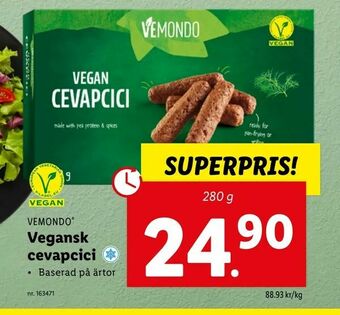 Lidl Vegansk cevapcici erbjuda