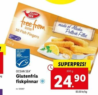Lidl Glutenfria fiskpinnar erbjuda