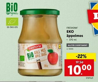 Lidl Eko äppelmos erbjuda