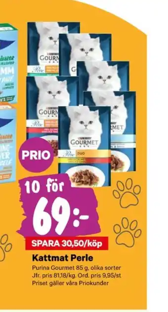 City Gross Gourmet perle kattmat erbjuda