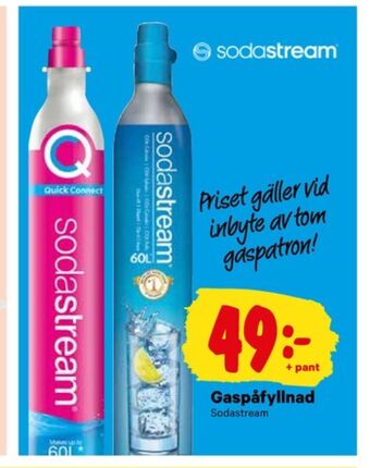 City Gross Sodastream kolsyrepatron erbjuda
