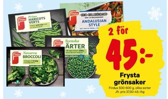 City Gross Findus grönsaker erbjuda