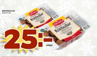 Matdax Scan köttbullar erbjuda
