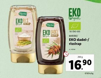 Lidl EKO dadel-/ rissirap erbjuda