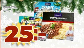 Matdax Dafgårds färdigrätter erbjuda