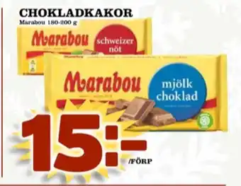Matdax Mjölkchoklad chokladkaka erbjuda