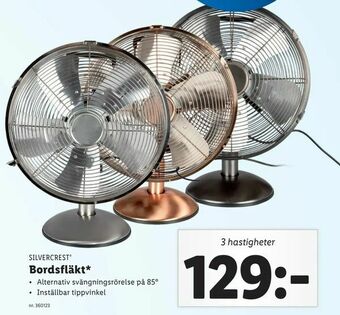 Bordsfläkt