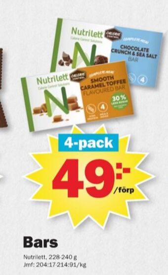 Pekås Nutrilett bar erbjuda