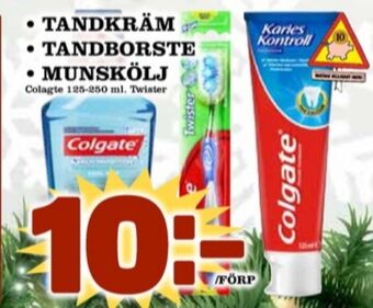 Matdax Colgate tandborste erbjuda