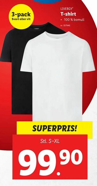 Lidl T-shirt erbjuda