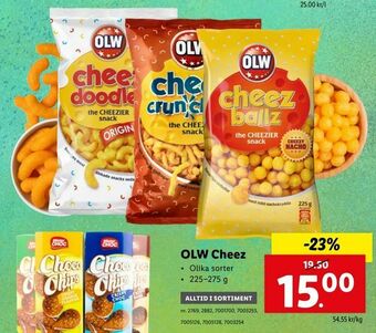 Lidl OLW Cheez erbjuda