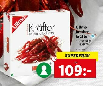 Lidl Ullmo jumbokräftor erbjuda
