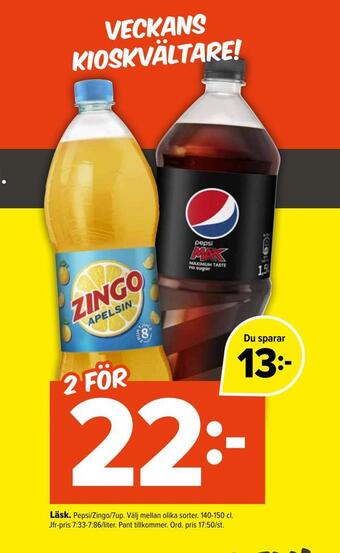 Coop Extra Läsk erbjuda