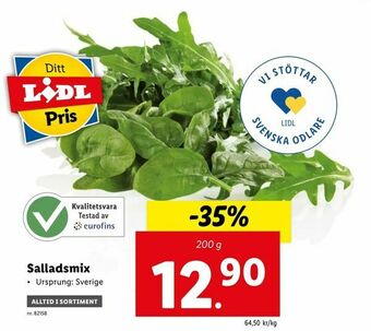 Lidl Salladsmix erbjuda