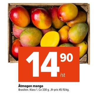 Coop Extra Ätmogen mango erbjuda