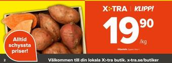 Coop Extra Sötpotatis erbjuda