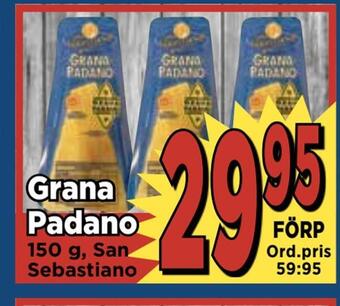 Supergrossen Grana padano erbjuda