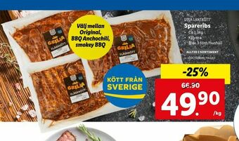 Lidl Spareribs erbjuda