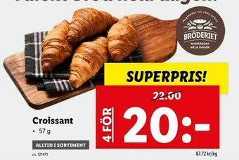 Lidl Croissant erbjuda