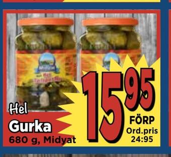 Supergrossen Gurka erbjuda