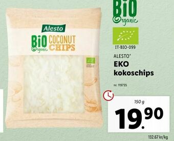 Lidl Eko kokoschips erbjuda