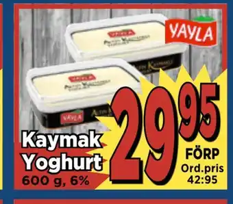 Supergrossen Kaymak yoghurt erbjuda