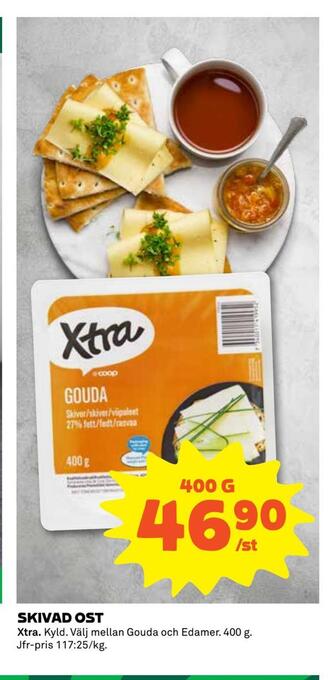 Coop Extra Skivad ost erbjuda