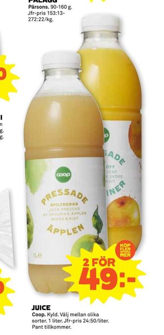 Coop Forum Juice erbjuda