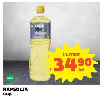 Coop Extra Rapsolja erbjuda