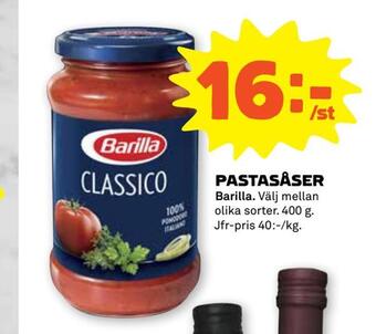 Pastasåser