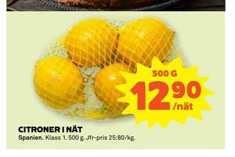 Stora Coop Citroner i nät erbjuda
