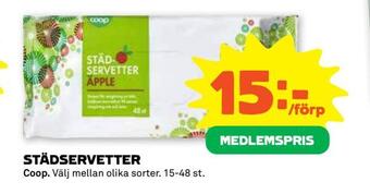 Coop Forum Städservetter erbjuda