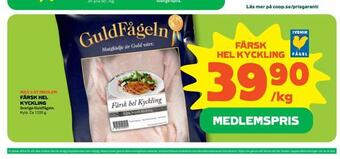 Stora Coop Färsk hel kyckling erbjuda