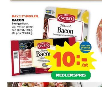 Stora Coop Bacon erbjuda
