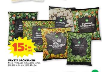 Stora Coop Frysta grönsaker erbjuda