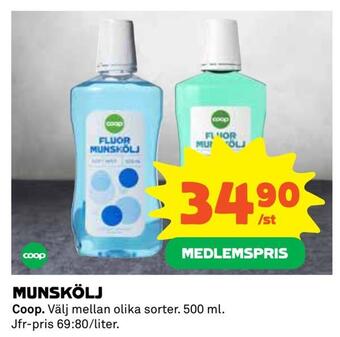 Coop Munskölj erbjuda