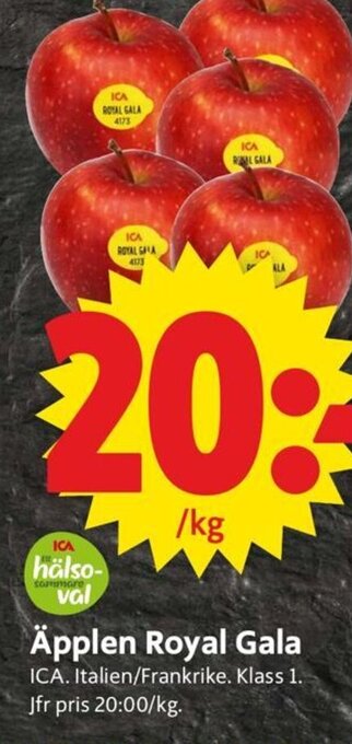 Äpplen Royal Gala