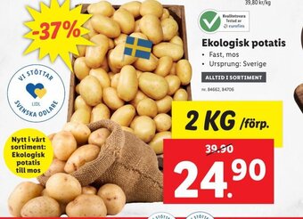 Lidl Ekologisk Potatis erbjuda