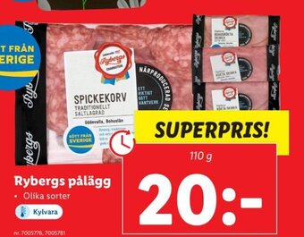 Lidl Rybergs Pålägg erbjuda