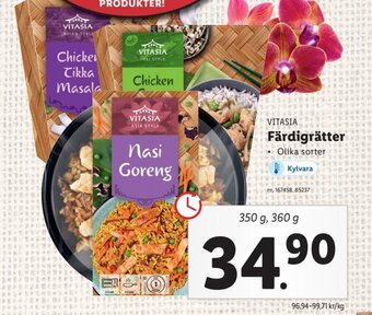Lidl Vitasia Färdigrätter erbjuda
