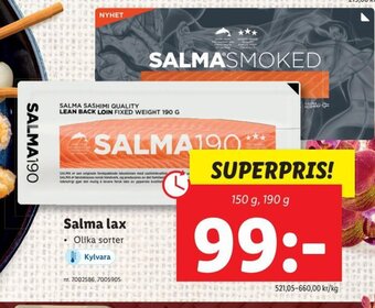 Lidl Salma Lax erbjuda