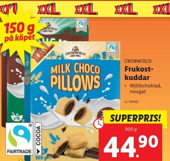 Lidl Crownfield Frukostkuddar erbjuda