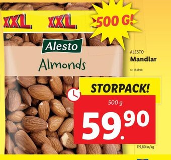 Lidl Alesto Mandlar erbjuda
