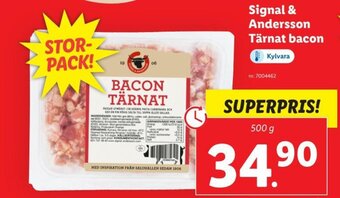 Lidl Signal & Andersson Tärnat Bacon erbjuda