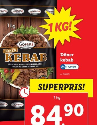 Lidl Döner Kebab erbjuda