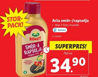 Lidl Arla Smör-/ Rapsolja erbjuda