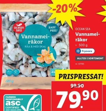 Lidl Vannameiräkor erbjuda