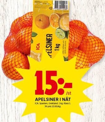 ICA Kvantum Apelsiner i Nät erbjuda