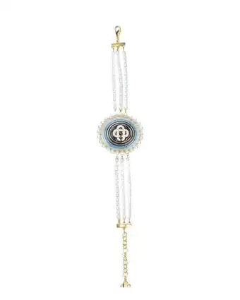Bergqvist Skor Armband cameo pearl blå erbjuda